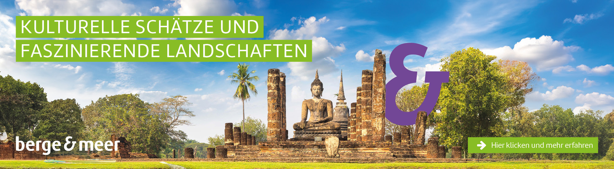 Erleben Sie kulturelle Schätze und faszinierende Landschaften mit berge & meer.